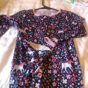 Carters polyester cotton footed sleeper